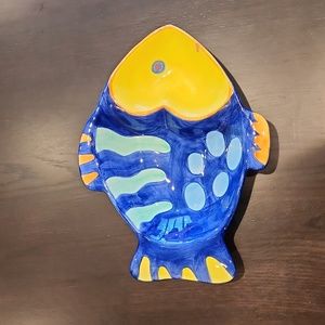 1998, Vintage Lotus Large Sectioned platter, Fish